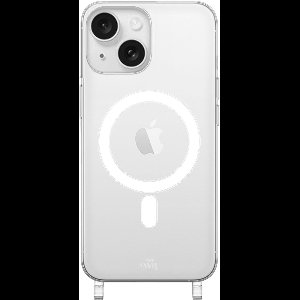 xoxo Wildhearts magnetisch hoesje geschikt voor iPhone 13 MagSafe - Cord case geschikt voor koorden - Shockproof - Transparant siliconen telefoonhoesje zonder koord