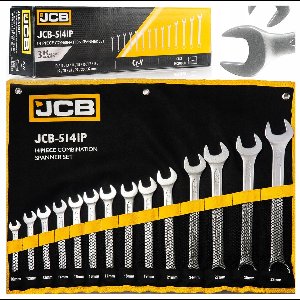 JCB Set Ringsleutels CRV 14 Delig 10-32mm
