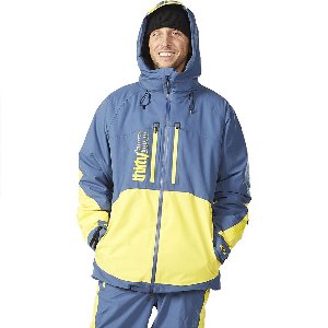 Thirtytwo Lashed Jas Blauw XL Man