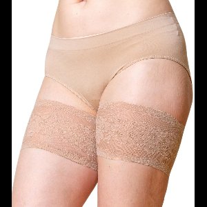 Bandelettes Original bovenbeenbanden – anti-schuur & antislip – Maat F 78–82 cm – Peony beige
