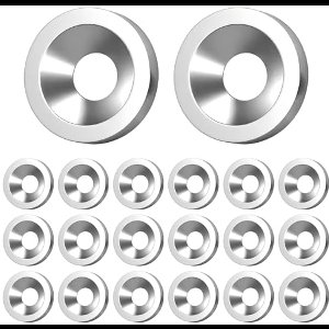 Pack of 20 Stainless Steel Washers Countersunk Washers M6 x 20 x 4mm Countersunk Head Washers Washers for Countersunk Screws