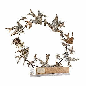 LOBERON Krans Lucin antiekbruin