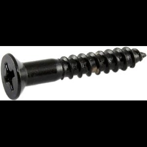 Allparts GS0063B03 - 50 Zwarte Brugmontageschroeven #8 x 1