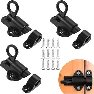 *** 4 stuks aluminium veerbouten voor automatische vergrendeling van terrasdeuren, ramen, lades en meer van Heble® ***