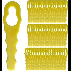 Reservemes RAC155 RAC157 RAC158 geschikt voor Ryobi Edge cutter dubbele kop Gekartelde messen - Pak van 50