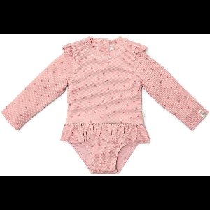 Little Dutch Badpak - Maat 86/92 - Meisjes - Blush, Roze - Sunny Flowers