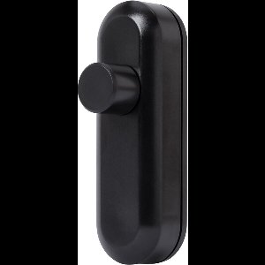 EcoDim - LED Snoerdimmer - ECO-DIM.08 - Fase Afsnijding RC - Enkel Knop - 0-50W - Zwart