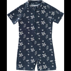 Fresk UV Swimsuit - 110/116 - Sneldrogende Zwemkleding - UPF 50 - Zwemshirt voor Kinderen - Zwempak Korte Mouwen - Turtle