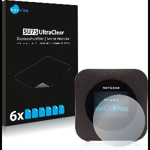 Savvies - Screenprotector voor Netgear Nighthawk M1 - Folie Beschermfolie transparant 6 Stuks