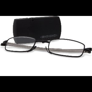 Noci Eyewear ICB356 Travel Leesbril +2.50 - Zwart - Compact in hard case zipper