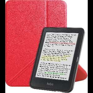 Hoesje Geschikt voor Kobo Clara Colour Hoes Bescherm Hoesje Case Sleep Cover Trifold - Hoes Geschikt voor Kobo Clara Colour Hoesje - Rood
