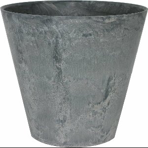 Artstone Bloempot Claire - grijs - D43 x H39 cm - met drainagesysteem - voor binnen en buiten - Artstone