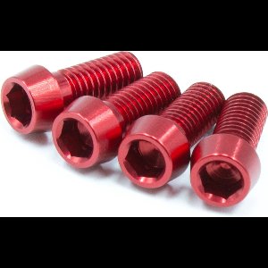 JRC-Components Bottle Cage Bolts | 4pcs Red