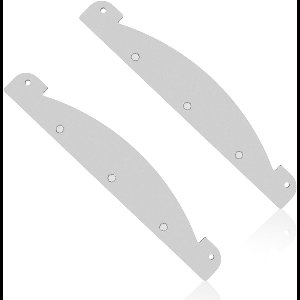 TheLau - 2 Warmtedeflectoren voor Grill - Staal Warmteverspreiders - Magnetische Thermische Platen - Temperatuur Sensor - Vermindert Stof - BBQ Accessoires