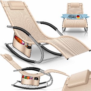 KESSER® ligstoel, relaxstoel, schommelstoel | tuinstoel | tuinstoel | klapstoel | ligstoel