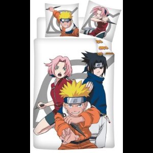 Naruto Beddengoedset – Sasuke & Sakura – Omkeerbaar dekbedovertrek + kussensloop