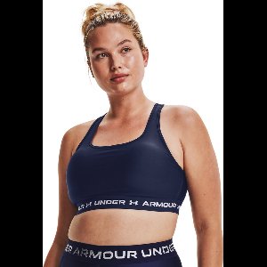 UA Crossback Mid Bra-NVY Size : XL