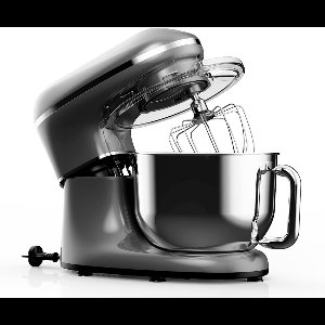 RVV® Mixer met mengkom - Mixer - Mixer met mengkom keukenmachine - Zilver - ‎43cm x 36cm x 27cm