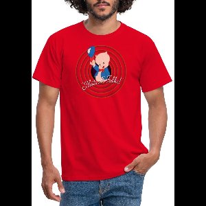 Looney Tunes Porky Pig T-Shirt Heren