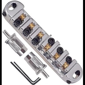 Saddle Bridge Roller Vervanging - Elektrische Gitaar Onderdeel - Zinklegering - Verstelbaar - LP SG - Silver - Duurzaam - GitaarbrugKomponent - Geschikt Voor Elektrische Gitaren