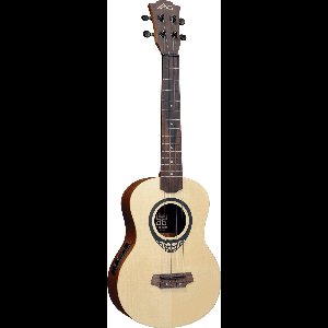 LAG Guitars Tiki Uku 150 TKU150TE elektrisch-akoestische thinline tenor ukelele met gigbag