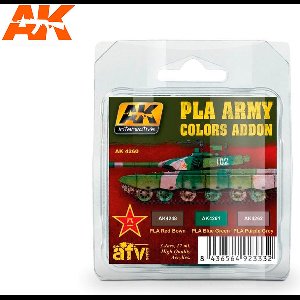 AK Interactieve AK 4260 - Pla Army Colors Addon Verf Set