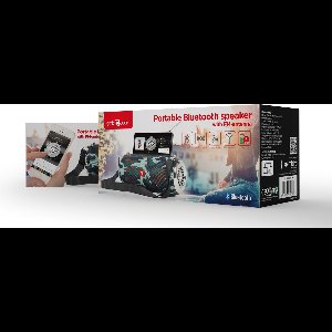 GMB-Audio Draagbare Bluetooth Speaker Camouflage 17 CM