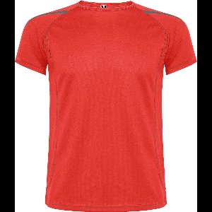 2 Pack Sportshirt unisex Sepang 150 gram merk Roly maat L Rood