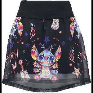 Lilo & Stitch Viva Mexico Dames Korte rok - meerkleurig - 3XL