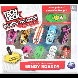 Tech Deck Bendy Vinger Skateboards, 10-pack