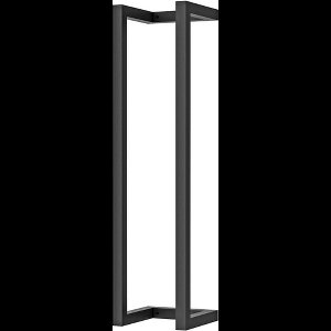 Fortifura Calvi Handdoekrek - 60x12.5x12.5cm - Geborsteld Gunmetal PVD