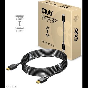 CLUB3D Ultra High Speed ​​HDMI™2.1 gecertificeerde kabel 4K120Hz, 8K60Hz 48Gbps M/V 4 Meter