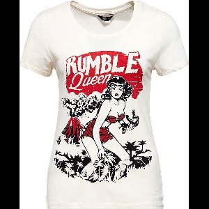 Queen Kerosin - Rumble Queen Top - L - Wit