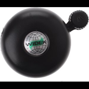 Widek Fietsbel Wereldbol Koper Zwart 5 Cm