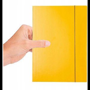 Gele A4 Kartonnen Kaart met Elastiek - Esselte