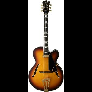 FGN Masterfield Jazz Burst FP elektrische gitaar