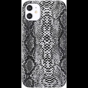 Hoesje geschikt voor iPhone SE 2022 - Backcover - Slangenprint - TPU - Wit