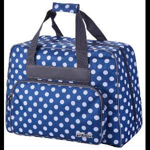 Phoenix - naaimachinetas - polkadots - dotty blue - blauw - tas voor je naaimachine