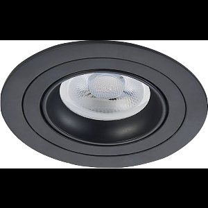 Warmglow inbouwspot Norton -Rond Zwart -Philips Warm Glow -Dimbaar -3.7W -Philips LED