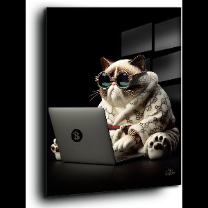 Morning spirit - Meerdere kleuren - Plexiglas 80 x 120 c