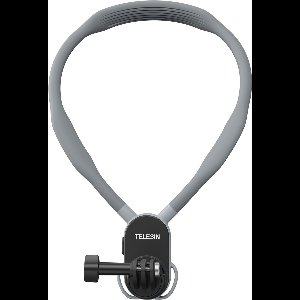 Telesin Neck Mount Quick Release voor GoPro/actioncam - Magnetische Sluiting - POV Houder - ABS & Siliconen - Zwart