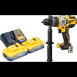 DeWalt DCD 999 H2 accu klopboormachine 18 V 95 Nm borstelloos + 2x Powerstack accu 5.0 Ah + lader