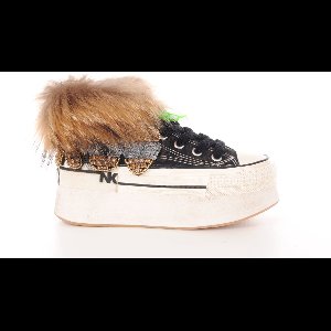 NAN-KU damessneakers yakutat canvas noir