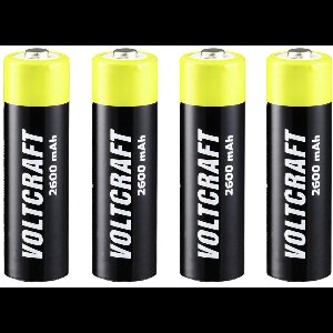 VOLTCRAFT Endurance Oplaadbare AA batterij (penlite) NiMH 2600 mAh 1.2 V 4 stuk(s)