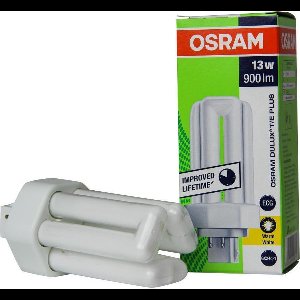 Osram Dulux T E Plus 13W 830   Warm Wit - 4-Pin