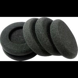 Ibley Zachte foam oorkussens 35mm - 6 stuks / 3 paar - universeel geschikt - Spons oordop kussens - voor hoofdtelefoons - Zwart
