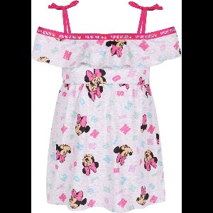 Grijze, zomerse Spaanse jurk met letters - Minnie Mouse DISNEY