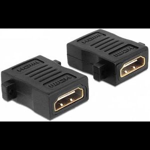 NÖRDIC HDMI-N5003, HDMI 19-pin UHD - 4K - 60Hz - 18Gbps - verloopstukje, zwart