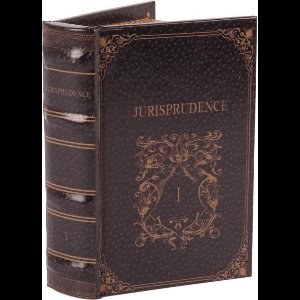 Baroque - Opberger - Opbergboek Jurisprudentie 15 cm - Zwart - 15x10x3.5 - PU Leather