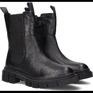 Apples & Pears B0011110 Chelsea boots - Enkellaarsjes - Meisjes - Zwart - Maat 37